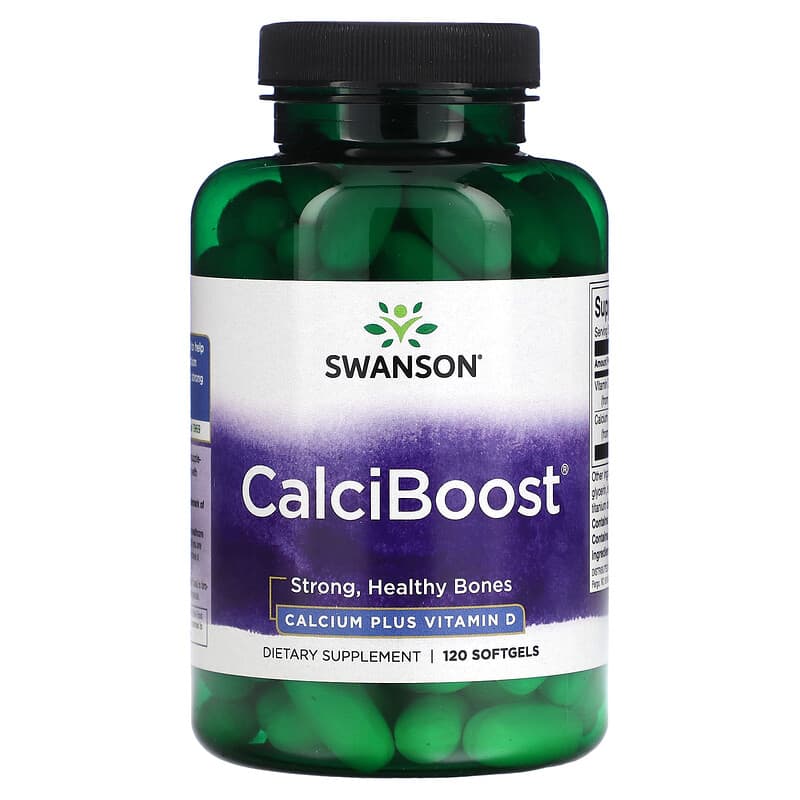 Swanson CalciBoost 120 Softgels 1 Swanson CalciBoost 120 Softgels 087614017952