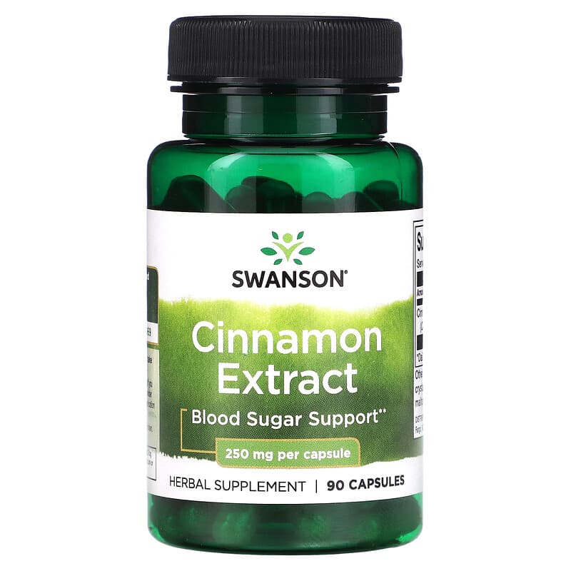 Swanson Cinnamon Extract 250 mg 90 Capsules 1 Swanson Cinnamon Extract 250 mg 90 Capsules 087614141145