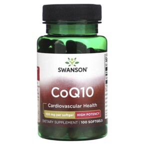 Swanson CoQ10 100 mg 100 Softgels 087614025612