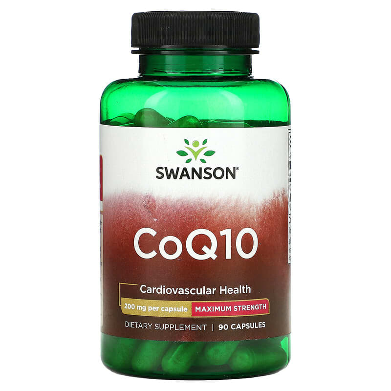 Swanson CoQ10 200 mg 90 Capsules 1 Swanson CoQ10 200 mg 90 Capsules 087614020358