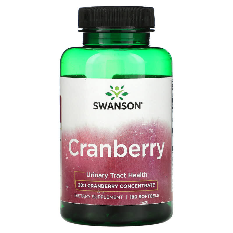 Swanson Cranberry 180 Softgels 1 Swanson Cranberry 180 Softgels 087614017860