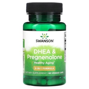 Swanson DHE & Pregnenolone 60 Veggie Caps 087614028293