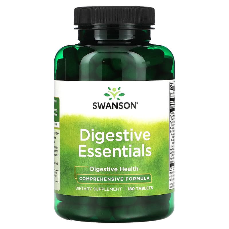 Swanson Digestive Essentials 180 Tablets 1 Swanson Digestive Essentials 180 Tablets 087614071107
