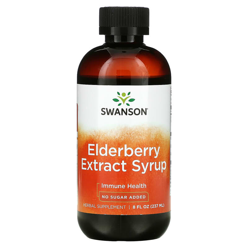 Swanson Elderberry Extract Syrup 8 fl oz (237 ml) 1 Swanson Elderberry Extract Syrup 8 fl oz (237 ml) 087614026961