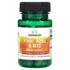 Swanson Folic Acid & B12 30 Veggie Caps 2 Swanson Folic Acid & B12 30 Veggie Caps 087614026701
