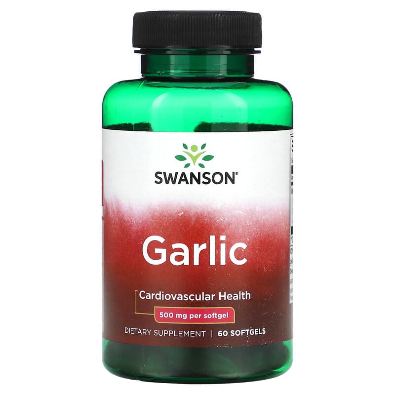Swanson Garlic 500 mg 60 Softgels 1 Swanson Garlic 500 mg 60 Softgels 087614090269