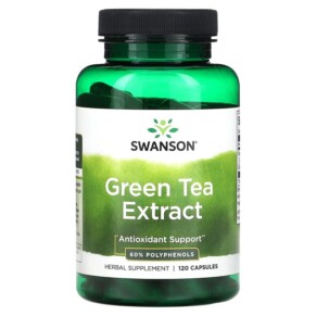 Swanson Green Tea Extract 120 Capsules 087614141077