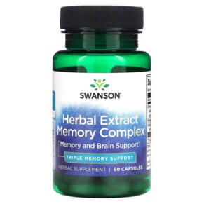 Swanson Herbal Extract Memory Complex 60 Capsules 087614023663