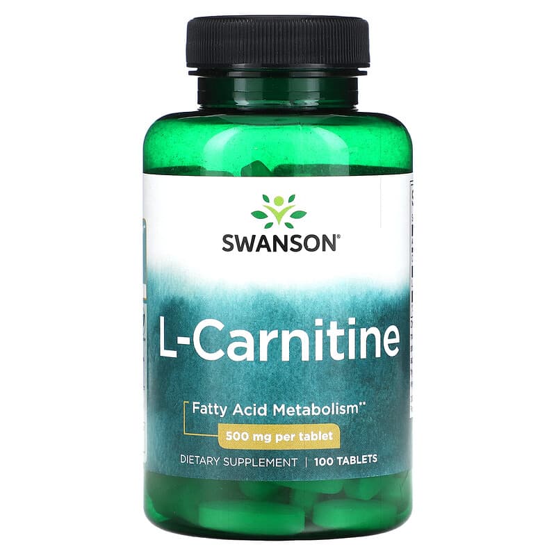 Swanson L-Carnitine 500 mg 100 Tablets 1 Swanson L-Carnitine 500 mg 100 Tablets 087614110011