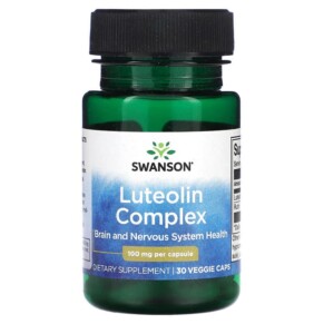 Swanson Luteolin Complex 100 mg 30 Veggie Caps 087614028354