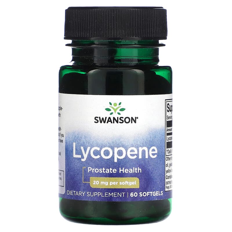 Swanson Lycopene 20 mg 60 Softgels 1 Swanson Lycopene 20 mg 60 Softgels 087614019505