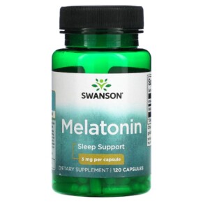 Swanson Melatonin 3 mg 120 Capsules 087614015026