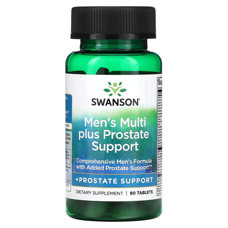 Swanson Men's Multi Plus Prostate Support 90 Tablets 1 Swanson Men's Multi Plus Prostate Support 90 Tablets 087614017976