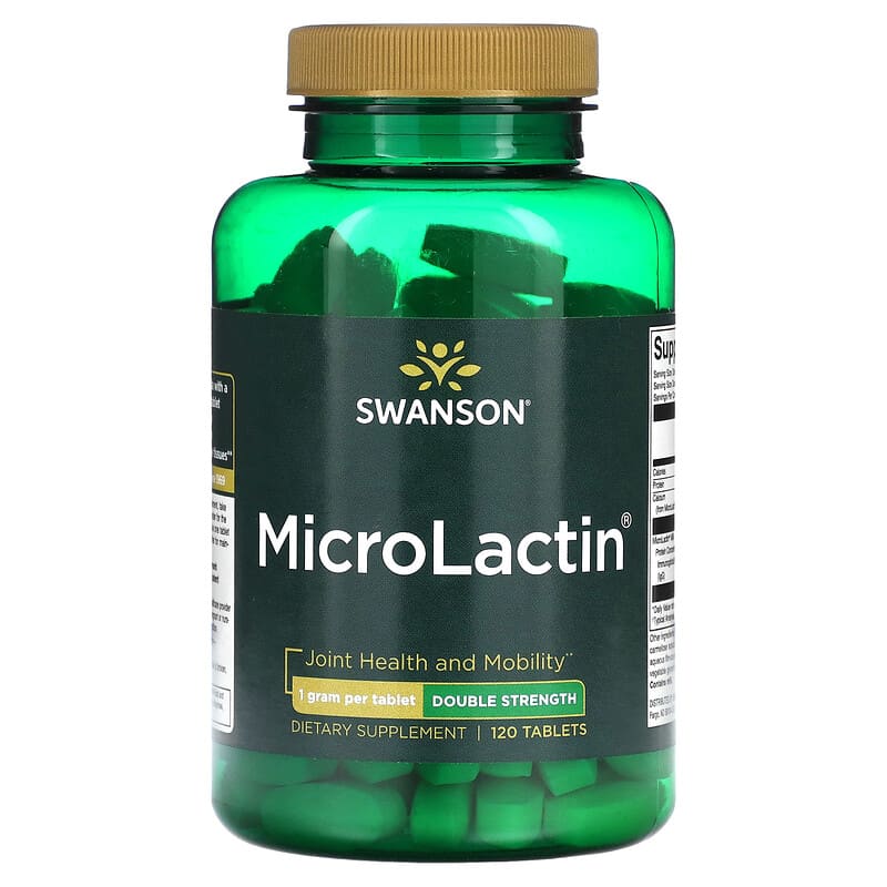 Swanson MicroLactin Double Strength 1 g 120 Tablets 1 Swanson MicroLactin Double Strength 1 g 120 Tablets 087614022413