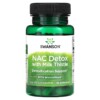 Swanson NAC Detox with Milk Thistle with BroccoPhane 60 Capsules 3 Swanson NAC Detox with Milk Thistle with BroccoPhane 60 Capsules 087614118666