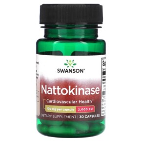 Swanson Nattokinase 100 mg 30 Capsules 087614024196