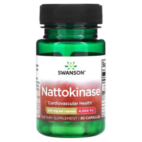 Swanson Nattokinase 200 mg 30 Capsules 087614027173