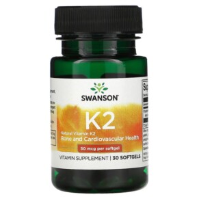 Swanson Natural Vitamin K2 50 mcg 30 Softgels 087614026718