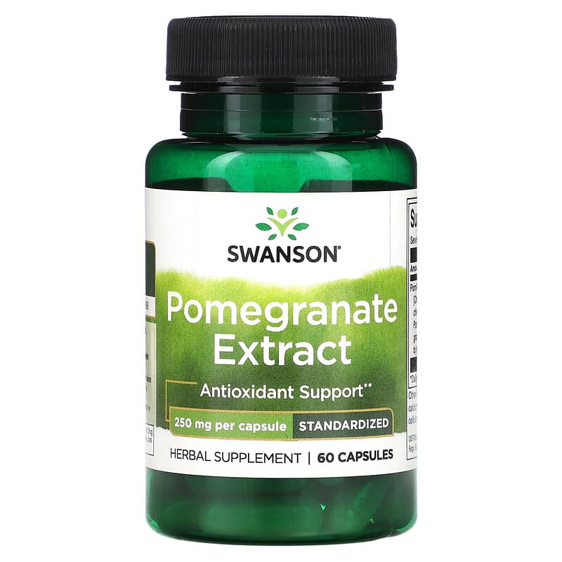Swanson Pomegranate Extract 250 mg 60 Capsules 1 Swanson Pomegranate Extract 250 mg 60 Capsules 087614142654