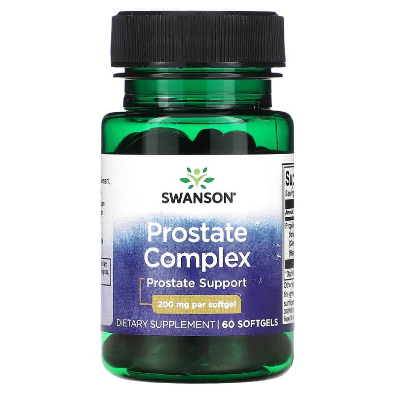 Swanson Prostate Complex 200 mg 60 Softgels 1 Swanson Prostate Complex 200 mg 60 Softgels 087614026947