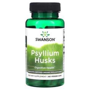 Swanson Psyllium Husks 60 Veggie Caps 087614029641