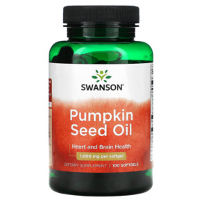 Swanson Pumpkin Seed Oil 1.000 mg 100 Softgels 087614013640
