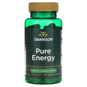 Swanson Pure Energy 60 Veggie Capsules 087614210483