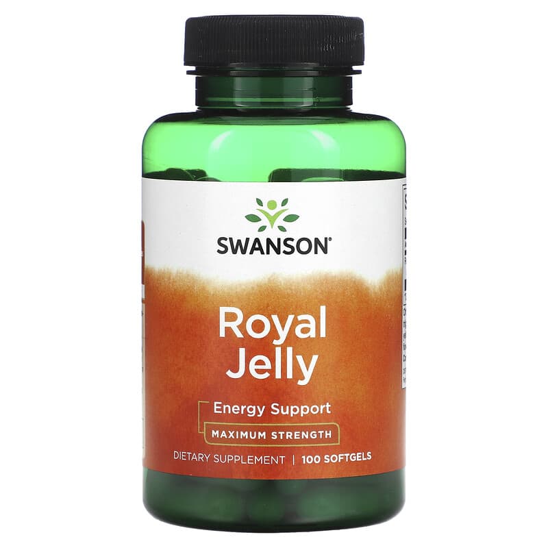 Swanson Royal Jelly Maximum Strength 100 Softgels 1 Swanson Royal Jelly Maximum Strength 100 Softgels 087614116013