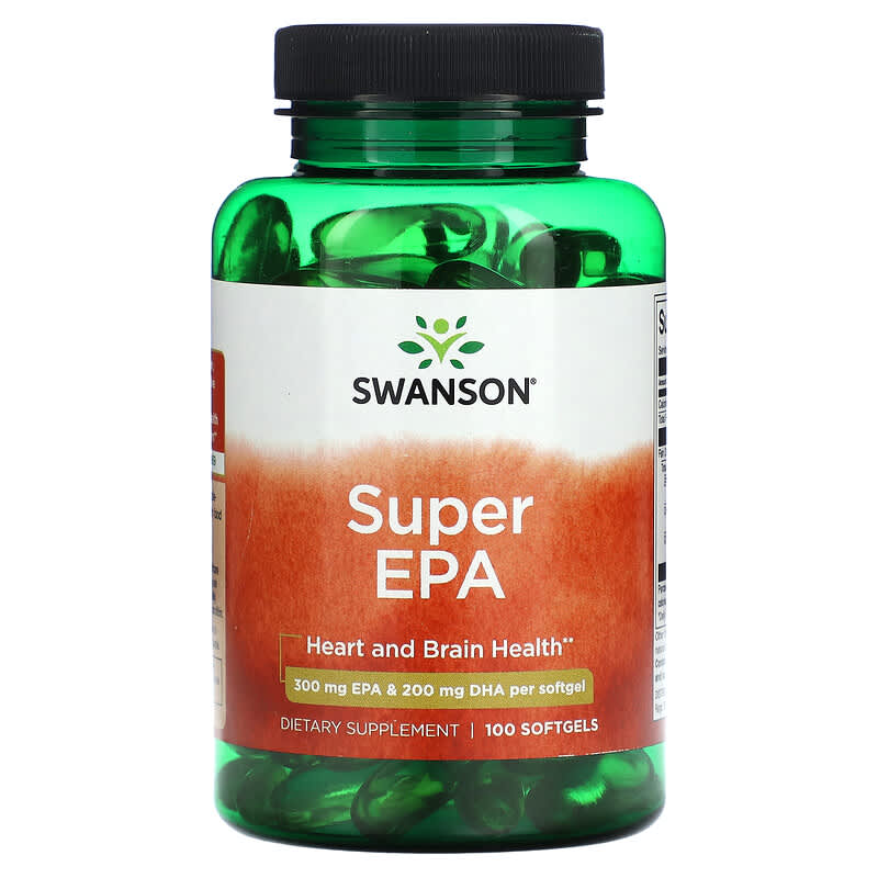Swanson Super EPA 100 Softgels 1 Swanson Super EPA 100 Softgels 087614170985