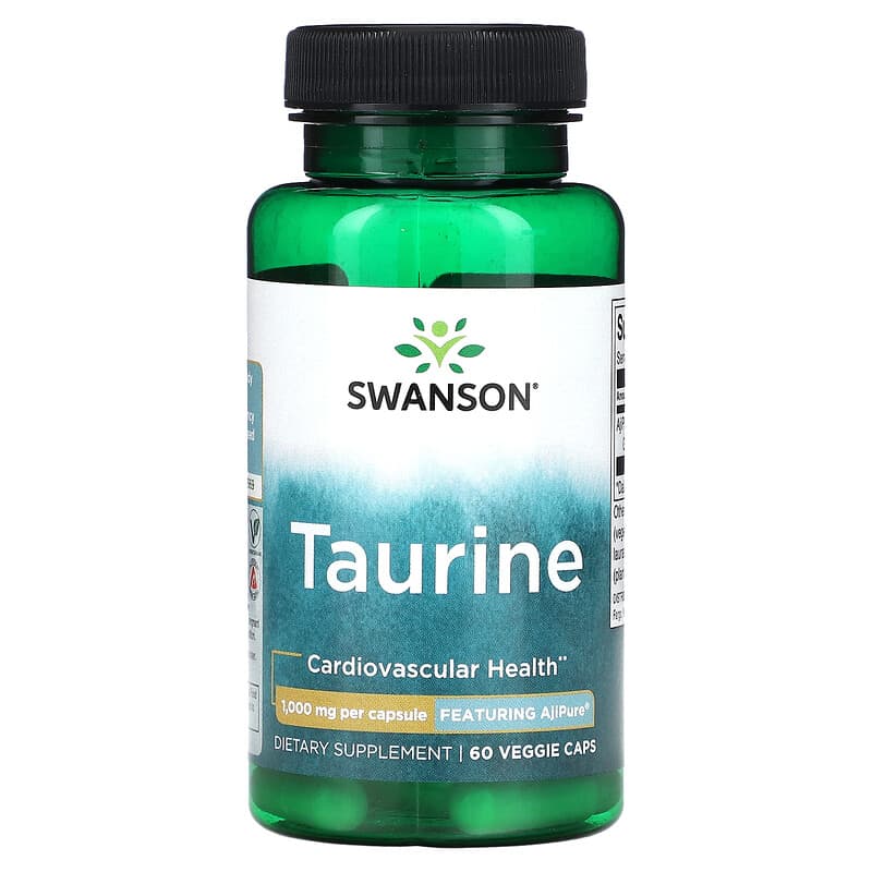 Swanson Taurine 1.000 mg 60 Veggie Caps 1 Swanson Taurine 1.000 mg 60 Veggie Caps 087614027364