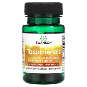 Swanson Tocotrienols 50 mg 60 Softgels 087614025261