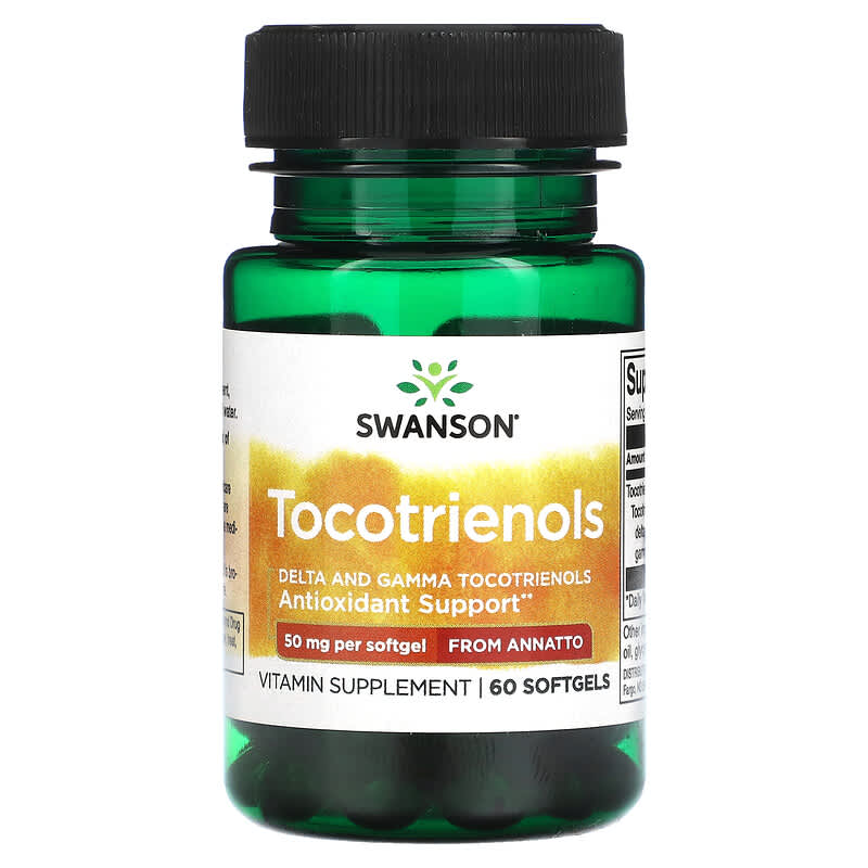 Swanson Tocotrienols 50 mg 60 Softgels 1 Swanson Tocotrienols 50 mg 60 Softgels 087614025261