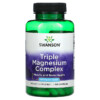 Swanson Triple Magnesium Complex 400 mg 100 Capsules 2 Swanson Triple Magnesium Complex 400 mg 100 Capsules 087614018089