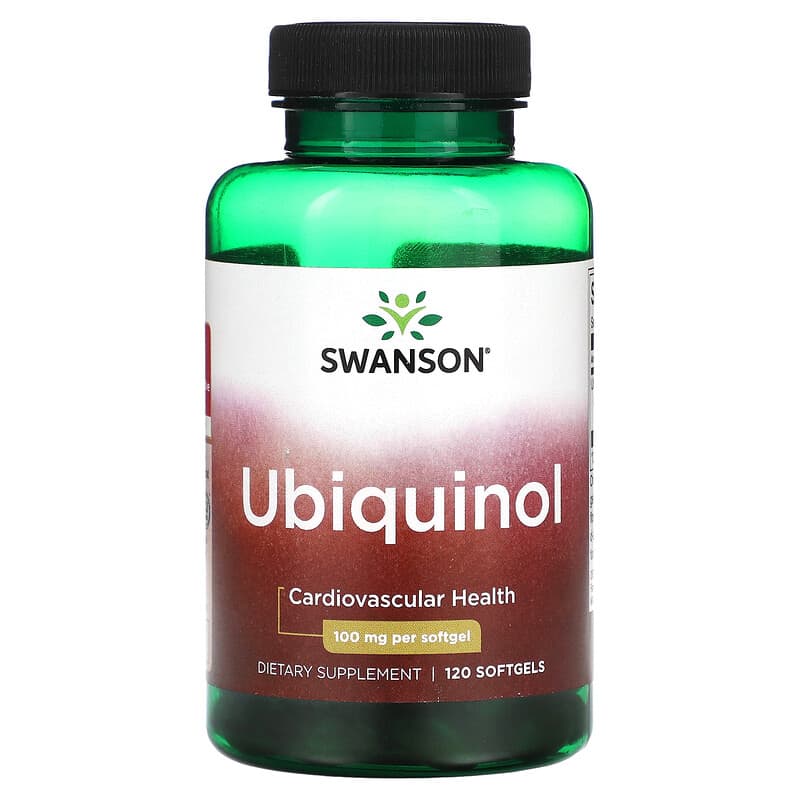 Swanson Ubiquinol 100 mg 120 Softgels 1 Swanson Ubiquinol 100 mg 120 Softgels 087614029375
