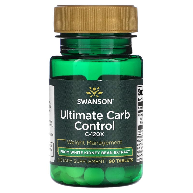 Swanson Ultimate Carb Control C-120X 90 Tablets 1 Swanson Ultimate Carb Control C-120X 90 Tablets 087614023021