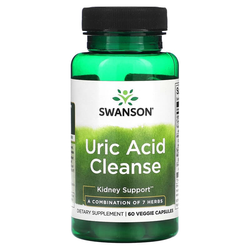 Swanson Uric Acid Cleanse 60 Veggie Capsules 1 Swanson Uric Acid Cleanse 60 Veggie Capsules 087614028491