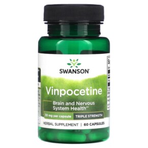 Swanson Vinpocetine 30 mg 60 Capsules 087614117348