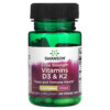 Swanson Vitamins D3 & K2 60 Veggie Caps 2 Swanson Vitamins D3 & K2 60 Veggie Caps 087614118048