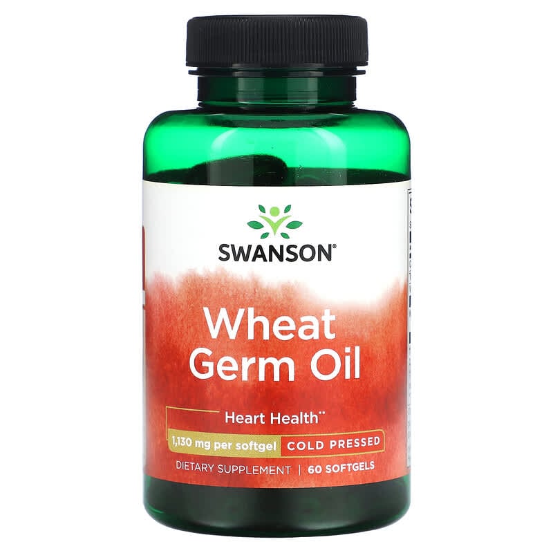 Swanson Wheat Germ Oil 1.130 mg 60 Softgels 1 Swanson Wheat Germ Oil 1.130 mg 60 Softgels 087614170466