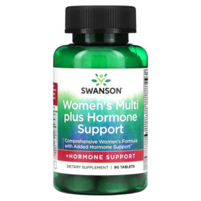 Swanson Women's Multi Plus Hormone Support 90 Tablets 087614017990