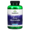 Swanson Zinc Gluconate 50 mg 250 Capsules 3 Swanson Zinc Gluconate 50 mg 250 Capsules 087614012063