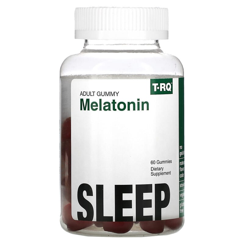 T-RQ Adult Gummy Melatonin Sleep Strawberry 60 Gummies 1 T-RQ Adult Gummy Melatonin Sleep Strawberry 60 Gummies 835776001285