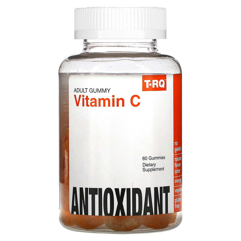 T-RQ Adult Gummy Vitamin C Antioxidant Orange 60 Gummies 1 T-RQ Adult Gummy Vitamin C Antioxidant Orange 60 Gummies 835776001292