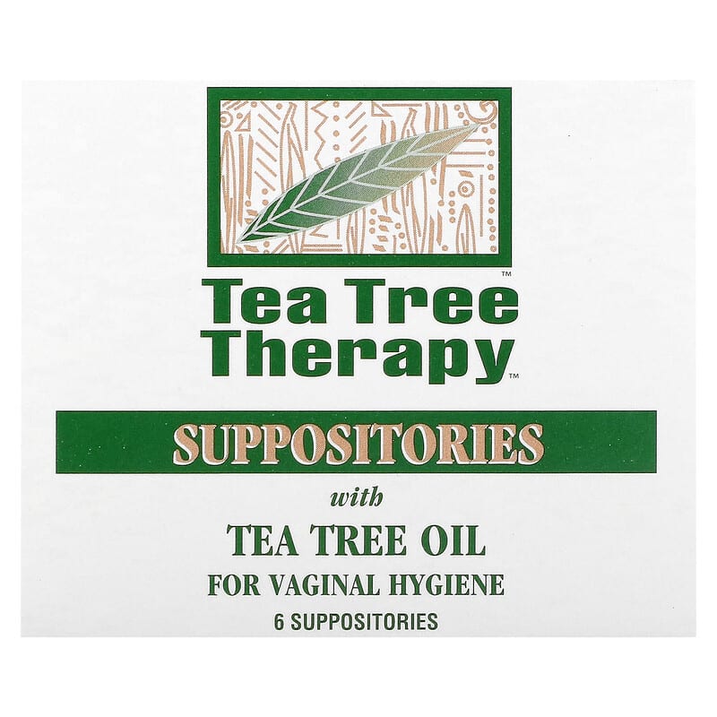 Tea Tree Therapy Suppositories with Tea Tree Oil for Vaginal Hygiene 6 Suppositories 1 Tea Tree Therapy Suppositories with Tea Tree Oil for Vaginal Hygiene 6 Suppositories 637792606068