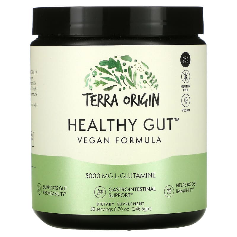 Terra Origin Healthy Gut Vegan Formula 8.7 oz (246.6 g) 1 Terra Origin Healthy Gut Vegan Formula 8.7 oz (246.6 g) 857668007335