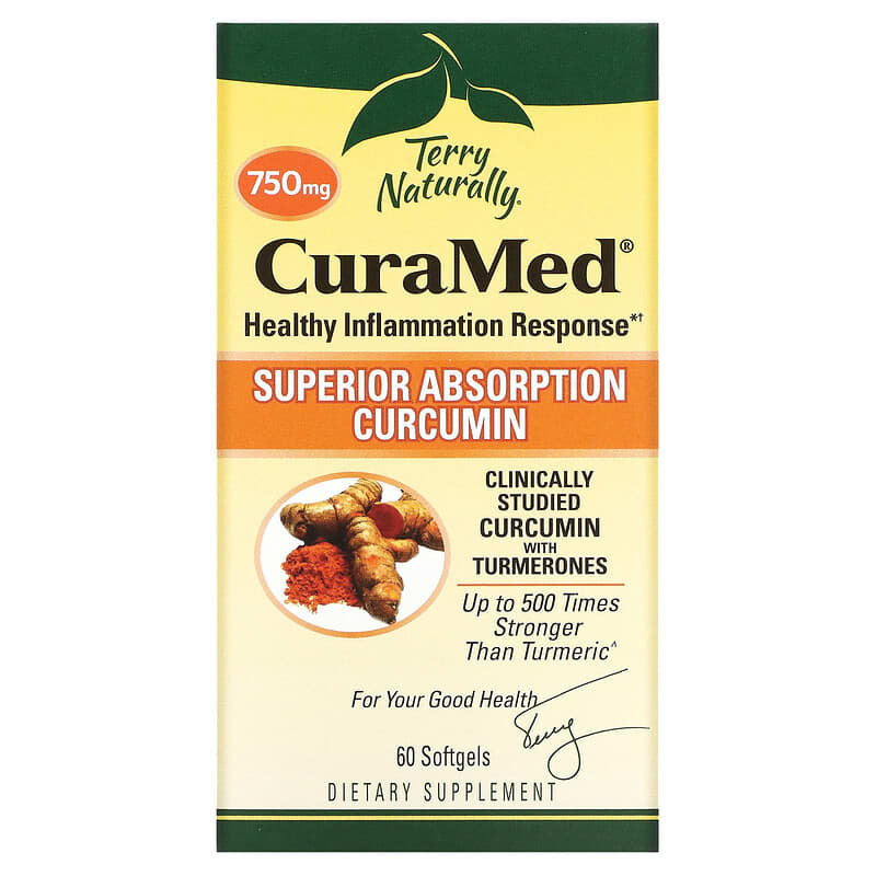 Terry Naturally CuraMed 750 mg 60 Softgels 1 Terry Naturally CuraMed 750 mg 60 Softgels 367703202965