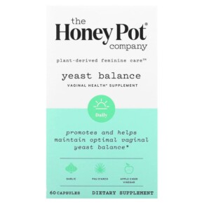 The Honey Pot Company Yeast Balance 60 Capsules 850021589288