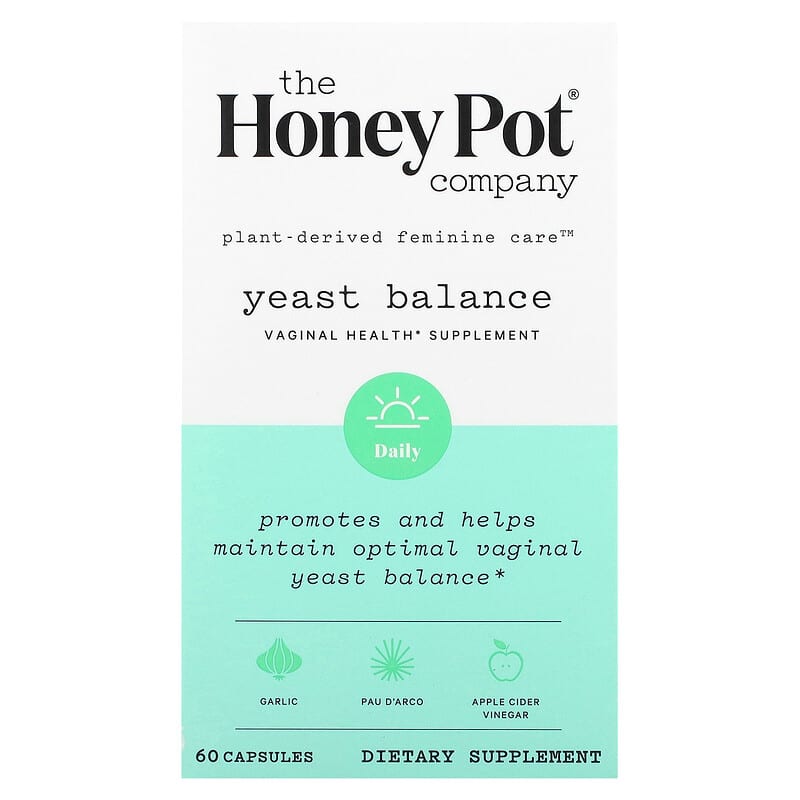 The Honey Pot Company Yeast Balance 60 Capsules 1 The Honey Pot Company Yeast Balance 60 Capsules 850021589288