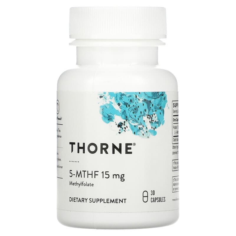 Thorne Research 5-MTHF 15 mg 30 viên 1 Thorne 5-MTHF 15 mg 30 Capsules 693749006626