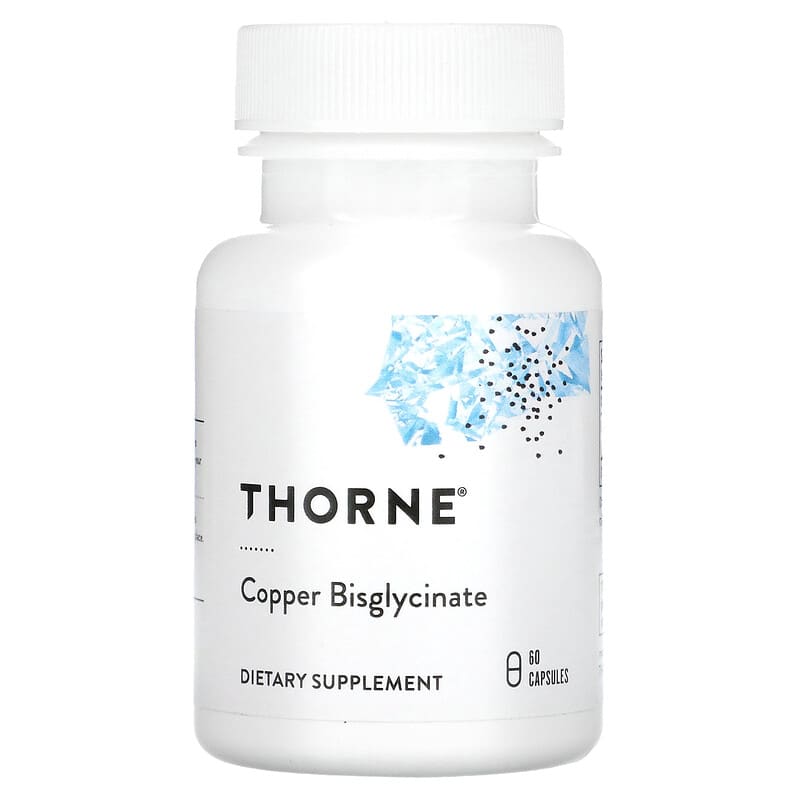 Thorne Research Copper Bisglycinate 60 viên 1 Thorne Copper Bisglycinate 60 Capsules 693749003410